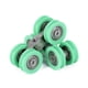 thumbnail image 4 of Uadme Ruedas en Forma de U, Piezas de Repuesto para Puertas de Ducha con Ruedas pequeñas de Acero Inoxidable de 4 Ruedas, Paquete de 2, 4 of 14