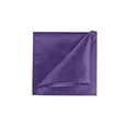 thumbnail image 2 of INSPIRE CHIC Men's Pocket Square Solid Color Handkerchiefs Self-folded For Wedding Party Dark Purple One Size, 2 of 4