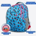 thumbnail image 3 of J World Boys and Girls Cornelia 18" Multi Compartment Laptop Backpack for School and Travel, Strawberry, 3 of 11