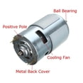 thumbnail image 4 of Spindle Motor DC 20000 RPM Mini Electric Motor Ball Bearing Large Torque High Power Spindle For Engraver Air Cooled Compressor Spindle Motor ,Quiet Operation, 4 of 7