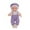 Purple, variant on Purple Voice Blinking Talking Vinyl Doll 9 Inch Soft Rubber Baby Toy For Early Education 30Cm Talking Blinking Eye Vinyl Doll Soft Rubber Baby Toy
