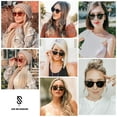 thumbnail image 3 of Gafas de sol SOJOS SJ2113 Polarizadas UV400 de estilo vintage, 3 of 7