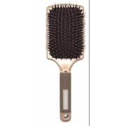 TEMI Adult Professional And Personal Boar Plastic Wire Bristle Hair Brush, Detangling, Biege
