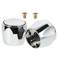 thumbnail image 2 of 1 juego de perillas de repuesto para agua fría y caliente para grifo de ducha y bañera, kit de reemplazo con vástago cuadrado, ideal para accesorios de baño y cocina., 2 of 5