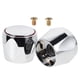 thumbnail image 2 of 1 juego de perillas de repuesto para agua fría y caliente para grifo de ducha y bañera, kit de reemplazo con vástago cuadrado, ideal para accesorios de baño y cocina., 2 of 5