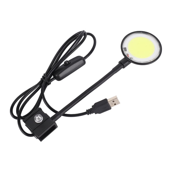 Lumière d'Aquarium Menée par Mini-Puce d'Épi de Lampe de Poisson d'USB, Luminosité Élevée, Rotation de 360 Degrés, Facile à Utiliser