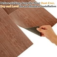 thumbnail image 4 of 40 Sheet Vinyl Flooring 12 x 12 Peel and Stick Floor Tile Waterproof Clearance Vinyl Floor Tiles Walnut Wood Self Adhesive Floor Tiles Sticky Laminate Flooring for Bathroom Kitchen Basement RV, 4 of 14