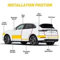 thumbnail image 5 of Motor Vehicle Parts 1pc Carbon Fiber Car Sticker Pasting Protective Strip Car Sill Rearview Mirror Anti Scratch Tape Waterproof Protective Film, 5 of 5