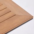 thumbnail image 4 of MAYEERTY Outdoor Patio Dining Table with Wooden Texture for Lawn, Deck, Backyard, Poolside, 4 of 9