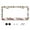 design-2, variant on Abstract Floral Flowers License Plate Frames for Women Men Car Plate Holder Cover Metal Tag Aluminum Car Accessories Front Rear Plate Decor