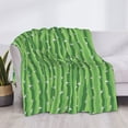 thumbnail image 3 of Gaeub Cactus Printed Flannel Throw Blanket,Plush Throw,Fuzzy Bed Blanket for Bedding Sofa and Travel,Decorative Blanket-60"x50", 3 of 6