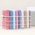 thumbnail image 3 of Unique Bargains Cotton Hand Towel Set Solid Waffle Hand Towels Camel 4-Piece, 3 of 5