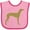 Pink and Fuchsia, variant on Inktastic Greyhound Boys or Girls Baby Bib