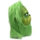 thumbnail image 4 of Christmas Green Santa Mask, Halloween Latex Mask, Christmas Cosplay Costume, Universal Size Fits Adults And Kids, 4 of 5