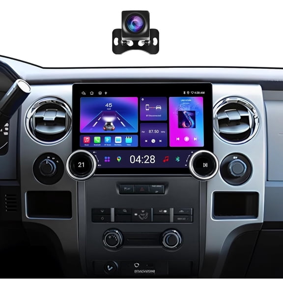 Fit Ford F150 2009-2014 F-150 Apple Carplay Android 4 64GB Car Stereo Radio GPS Wifi