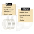 thumbnail image 4 of Uxcell Clear Heat Tape, 1 Roll 30mmx33m 108ft High Temperature Heat Resistant Tape for Sublimation, 4 of 6