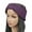 #0115-Hot Pink, variant on Women Winter Foldable Solid Knit Headwrap Thick Headband Ear Warmer with Bow