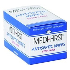 Antiseptic Wipes Cleans Wounds Without Stinging Individually Wrapped 100 Ct Bag By Medi
