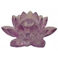 thumbnail image 1 of Feng Shui Import LLC 4946 Purple Crystal Lotus Candle Holder, 1 of 1