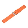 thumbnail image 3 of Orange Nylon Watch Band 22mm Width Durable Nylon Strap with Silver Buckle, Canvas Watchband, 3 of 6