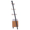 thumbnail image 3 of SAFAVIEH Vlad 3-Shelf 1 Door Etagere Natural / Charcoal, 3 of 7