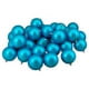 Northlight 32ct Mat Bleu Turquoise Incassable Boule de Noël Ornements 3,25" (80mm) – image 1 sur 3