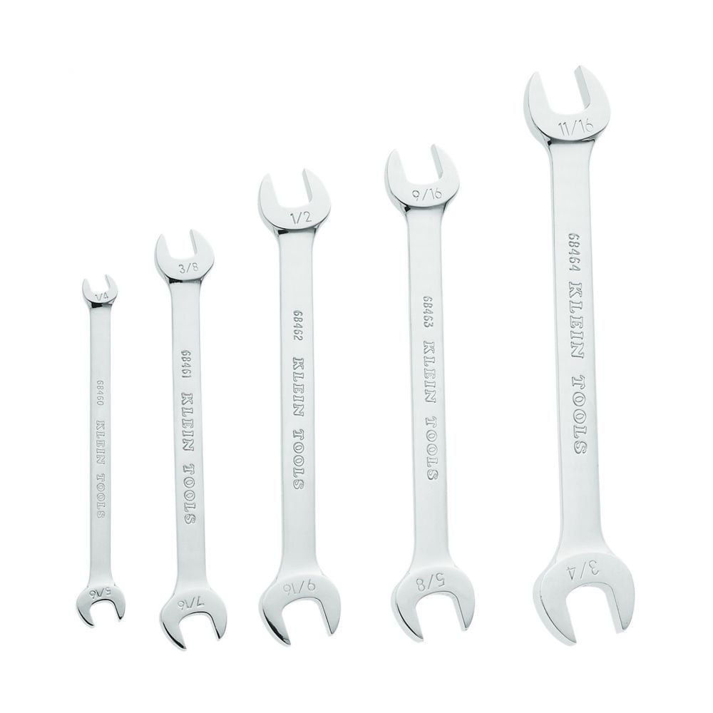 Klein Tools 68450 5-Piece Open-End Wrench Set
