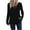 Black, variant on LYEAA Womens Long Sleeve Shirts V Neck Solid Color Knitted Loose T-Shirts Casual Dressy Comfort Fashion Pullover Tops Green M
