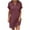 6-wine dresses for women, variant on UPPADA Women's Summer Midi Dress Short Sleeve Ruffle Floral Print Sundress Deep V Neck High Waist Short Flowy Maxi Dress Casual Holiday Dresses Sundress,Fitted Dresses Women Blue,L