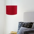 thumbnail image 2 of BRIGHTFUFU 1Pc Red Cloth Lampshade Easy Install Table Light Cover for Bedroom Living Room, 2 of 8