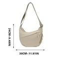 thumbnail image 3 of Hovmgk Women's Crossbody Bag, Casual Tote Pouch, Versatile, Spacious, Stylish – Perfect for Commuting, Shopping, Great for Professional Women, Young Ladies, Beige, 3 of 5