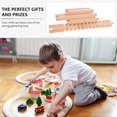 thumbnail image 4 of WHAMVOX 3pcs Wooden Train Track Blocks Plaything For Imaginative Imported For Train Scene Assembly Random Shipping, 4 of 4