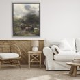 thumbnail image 3 of Stupell Industries Rustic Lodge Moody Highland Cows Herd Gray Floating Frame Canvas Art, 25 x 31, by Arlington Prints, 3 of 8