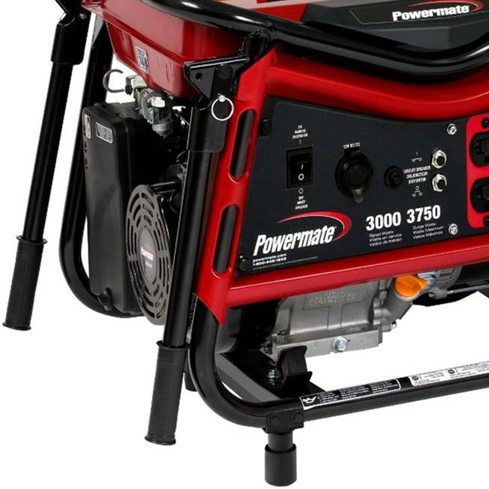 Powermate 3000-Watt 4-Gallon 212-cc OHV Engine Recoil Portable Genertaor