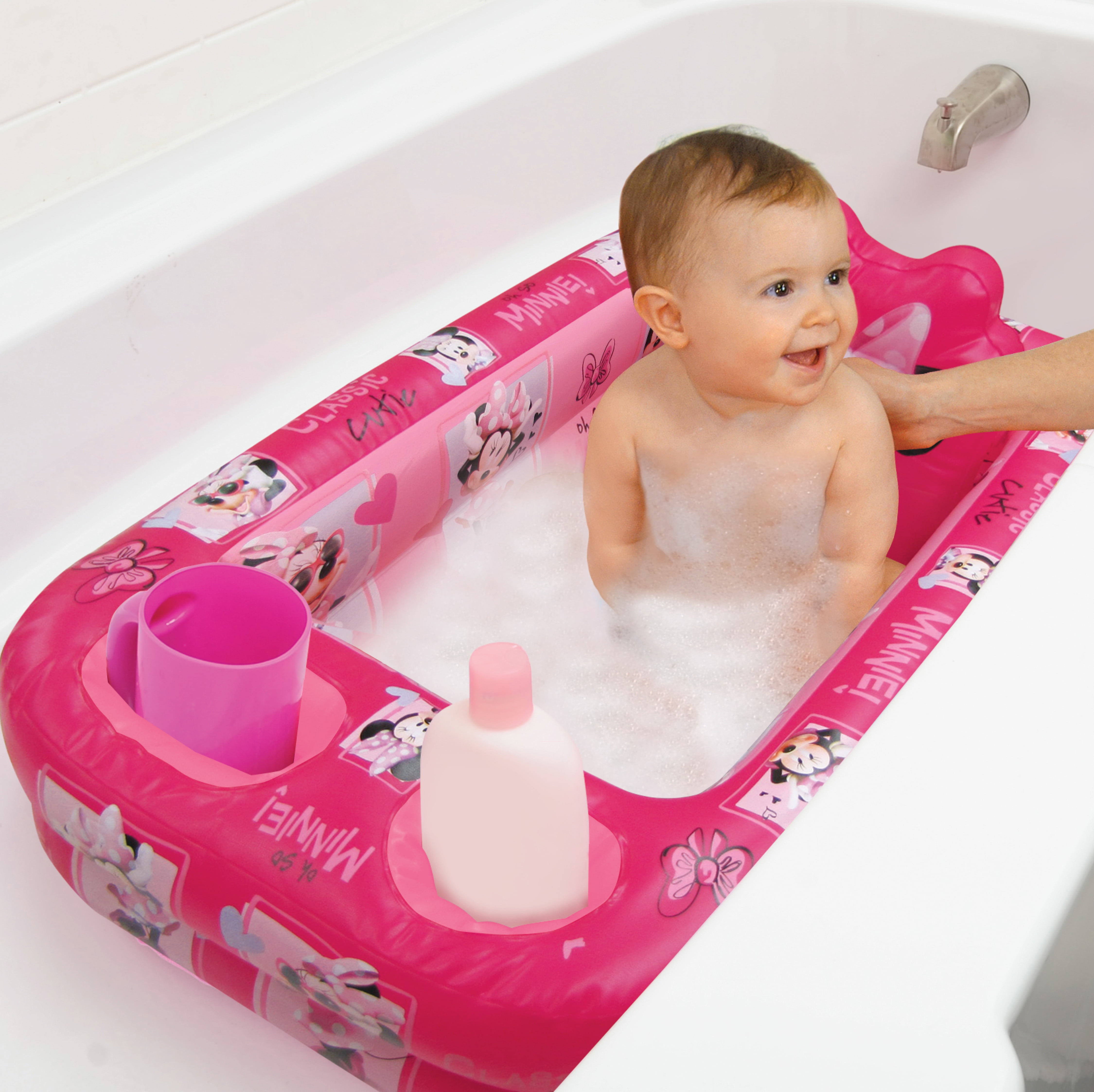 NEW Parents Choice Inflatable Safety Bathtub for Home or Travel FREE SHIPPING 