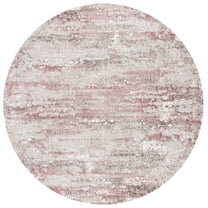 SAFAVIEH Meadow Beulah Abstract Area Rug, Beige/Pink, 10' x 10' Round