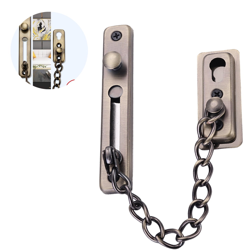 Modern Stainless steel door safty bolt guard Door Security Chains lock Latch-_fr 