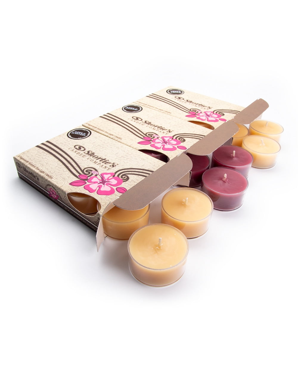 Apple Tealight Candles Variety 3 Pack (18 Highly Scented Tea Lights