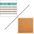 thumbnail image 4 of RYLABLUE Happy Summer Swimming Ring Set of 4 Coaster for Drinks, Absorbent Ceramic Stone Coasters Cup Mat with Cork Base for Home Kitchen Room Coffee Table Bar Decor, 4 of 4