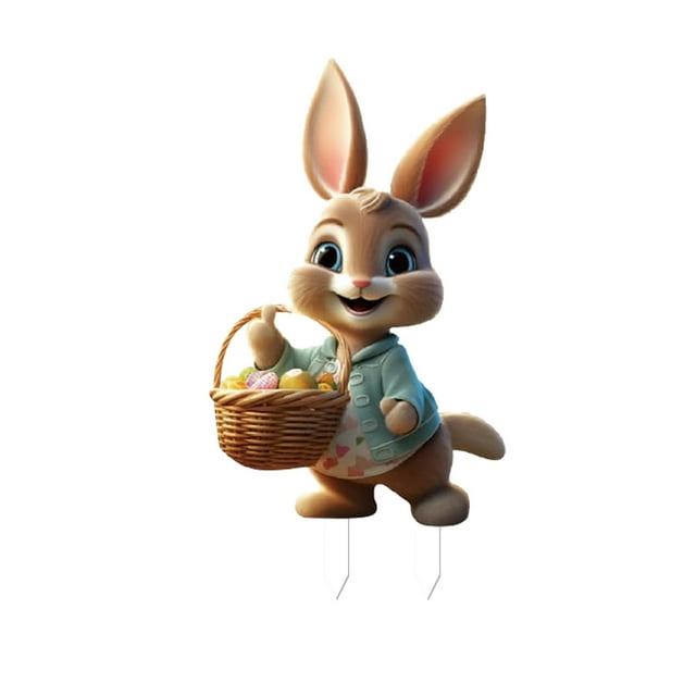 asddcavvf Easter Bunny Outdoor Decorative Floor Easter Easter Yard Decoration Spring Decorative Floor Graduation Sign in Book Pool Signs Christmas Signs for for Crafting