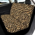 thumbnail image 4 of Pzuqiu Retro Shimmering Leopard Print Automobile Seat Cover Sets Full Set Car Seat Covers, Lightweight Easy to Install Car Seat Covers Full Set, 4 of 10