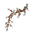 thumbnail image 2 of Guirnalda de Enredaderas de Rosas Artificiales de 180 cm con Hojas Verdes, Decoración Colgante de Flores Falsas Flexibles para Bodas, Jardines, Uso en Interiores y Exteriores, 2 of 6