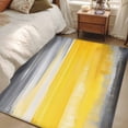 thumbnail image 5 of Street Art Graffiti Area&nbsp;Rug 3x5ft Gray Yellow Abstract Non-Slip&nbsp;Washable Square&nbsp;Rugs Soft Felt Indoor Floor Mat for Bedroom Kitchen Living Room Bathroom, 5 of 9