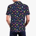 thumbnail image 4 of Balery Colored Balloons Printed Men’s Short Sleeve Polo Shirt, Midweight Men's Shirt,Golf Polo shirts -Large, 4 of 9