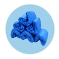thumbnail image 3 of Cubrezapatos Desechables Antideslizantes - Paquete de 100 (50 pares) Cubrezapatos y botas higiénicos de 15.7'' Botines impermeables reciclables para zapatos para interiores, se adapta, 3 of 5