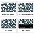 thumbnail image 4 of Credit Card Skin Debit Card Skin Debit Card Stickers Covers No Bubble Slim Small Chip Personalized Bank Card Protecting Decals PVC Waterproof Transportation Card White Flowers 7.3x5.4Inch, 4 of 8