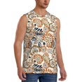 thumbnail image 2 of Bingfone Floral Paisley Pattern Men's Tank Tops Workout Sleeveless Tee Shirts Running Beach Tanks for Men-3X-Large, 2 of 7