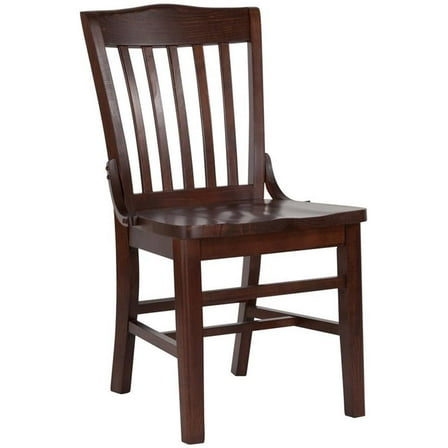 Bowery Hill Modern / Contemporary Dining Side Chair in Walnut