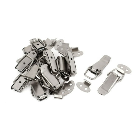 Steel Spring Clips - Case Box Stainless Steel Spring Loaded Draw Toggle Latch Clamp Clip Set 15pcs