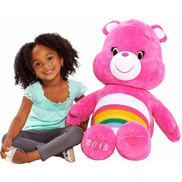 Care Bears Giant Character 33" Plush, Cheer Bear - Walmart.com